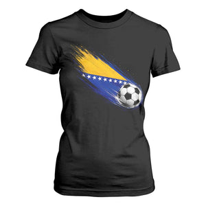 Bosnia and Herzegovina Soccer Lover Bosnian Flag T Shirt For Women