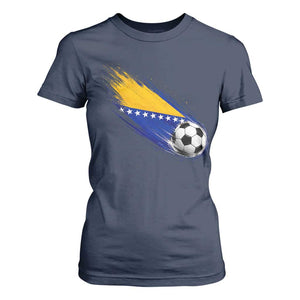 Bosnia and Herzegovina Soccer Lover Bosnian Flag T Shirt For Women