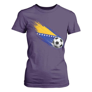 Bosnia and Herzegovina Soccer Lover Bosnian Flag T Shirt For Women