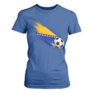 Bosnia and Herzegovina Soccer Lover Bosnian Flag T Shirt For Women