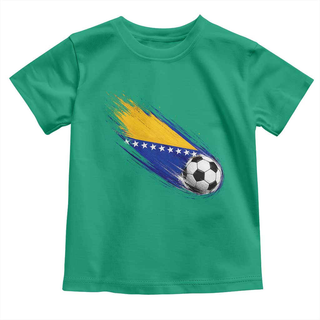 Bosnia and Herzegovina Soccer Lover Bosnian Flag Toddler T Shirt