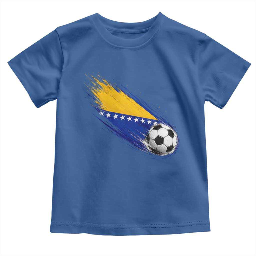 Bosnia and Herzegovina Soccer Lover Bosnian Flag Toddler T Shirt
