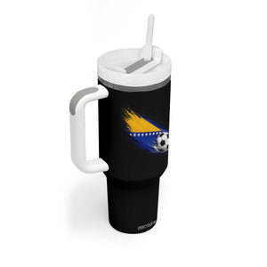Bosnia and Herzegovina Soccer Lover Bosnian Flag Tumbler With Handle