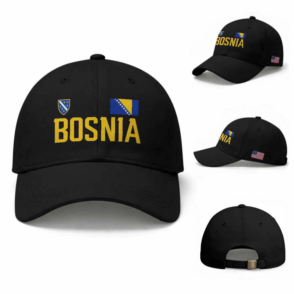 Bosnia and Herzegovina Pride Baseball Cap BiH Bosnian Flag Souvenirs