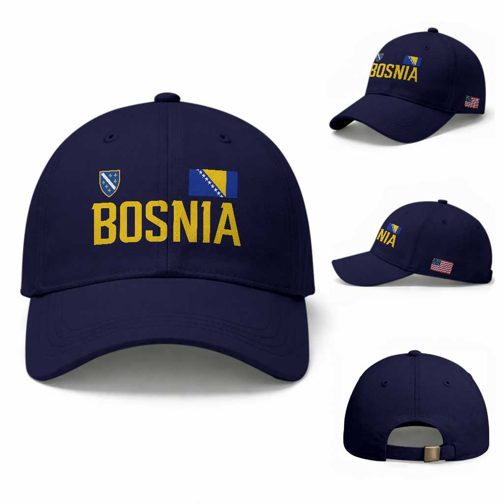 Bosnia and Herzegovina Pride Baseball Cap BiH Bosnian Flag Souvenirs
