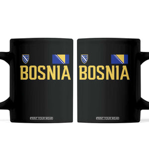 Bosnia and Herzegovina Pride Coffee Mug BiH Bosnian Flag Souvenirs