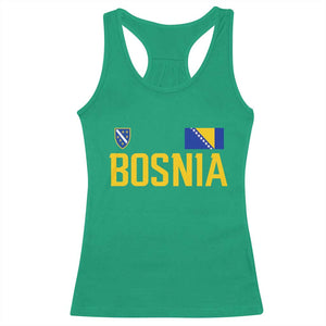 Bosnia and Herzegovina Pride Racerback Tank Top BiH Bosnian Flag Souvenirs