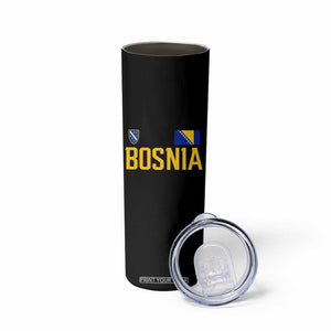Bosnia and Herzegovina Pride Skinny Tumbler BiH Bosnian Flag Souvenirs