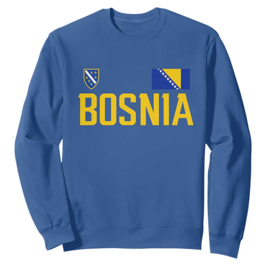 Bosnia and Herzegovina Pride Sweatshirt BiH Bosnian Flag Souvenirs