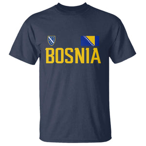 Bosnia and Herzegovina Pride T Shirt BiH Bosnian Flag Souvenirs TS11 Navy Print Your Wear