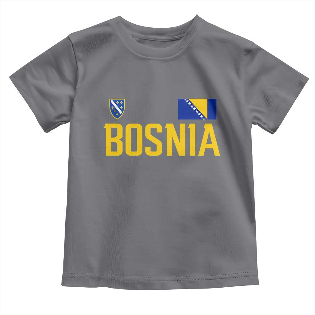 Bosnia and Herzegovina Pride Toddler T Shirt BiH Bosnian Flag Souvenirs