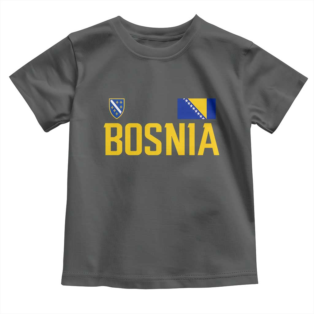 Bosnia and Herzegovina Pride Toddler T Shirt BiH Bosnian Flag Souvenirs