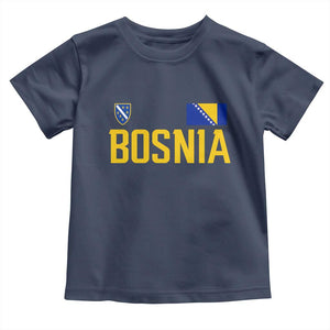 Bosnia and Herzegovina Pride Toddler T Shirt BiH Bosnian Flag Souvenirs