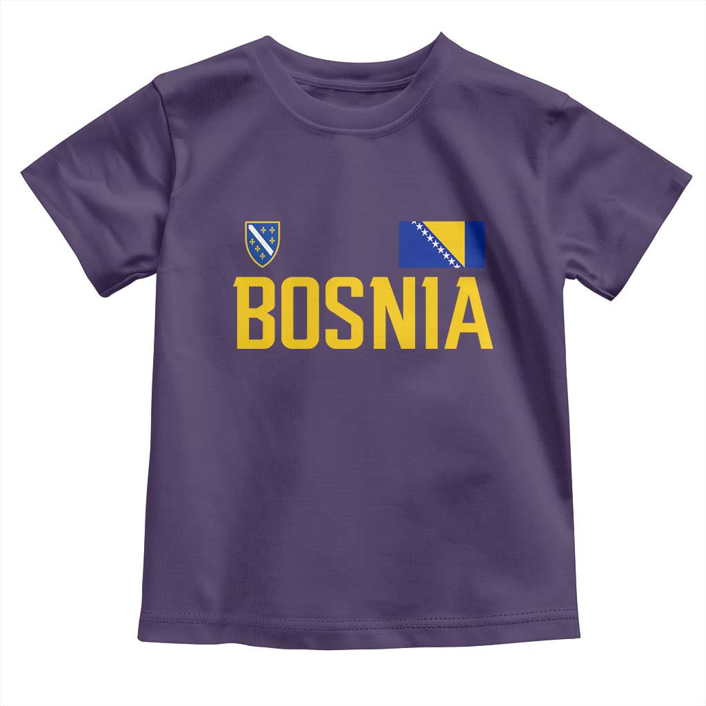 Bosnia and Herzegovina Pride Toddler T Shirt BiH Bosnian Flag Souvenirs
