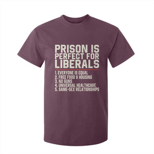 Prison Is Perfect For Liberals T Shirt For Kid Funny Anti Liberal Political Quote