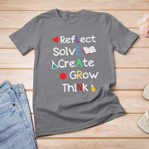 Back To School T Shirt For Women Learn Motivation Quote Apple Book TS11 Charcoal Print Your Wear