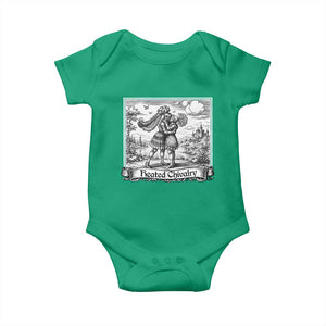 Heated Chivalry Medieval Knights Kissing LGBT Pride Baby Onesie TS11 Irish Green Print Your Wear