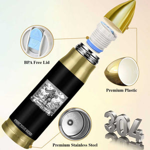 Heated Chivalry Medieval Knights Kissing LGBT Pride Bullet Tumbler TS11 Print Your Wear