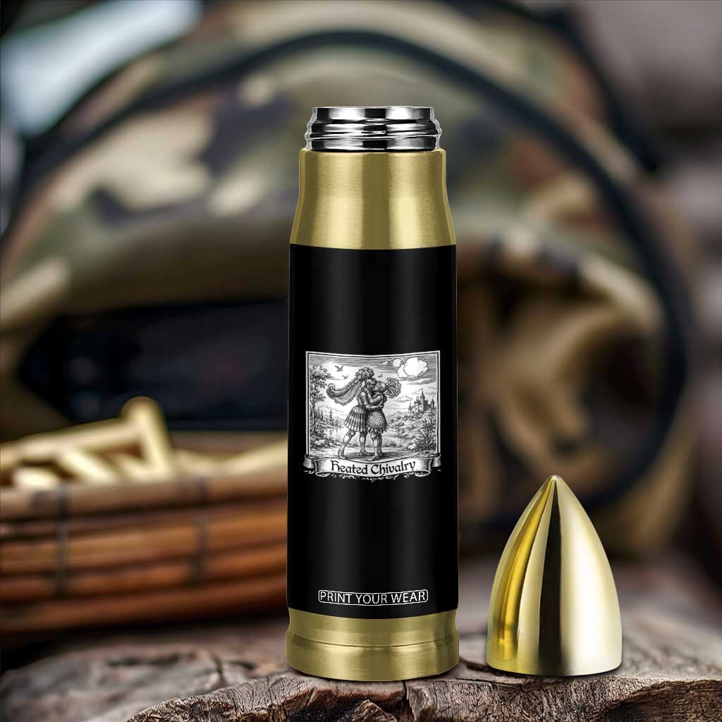 Heated Chivalry Medieval Knights Kissing LGBT Pride Bullet Tumbler TS11 Print Your Wear