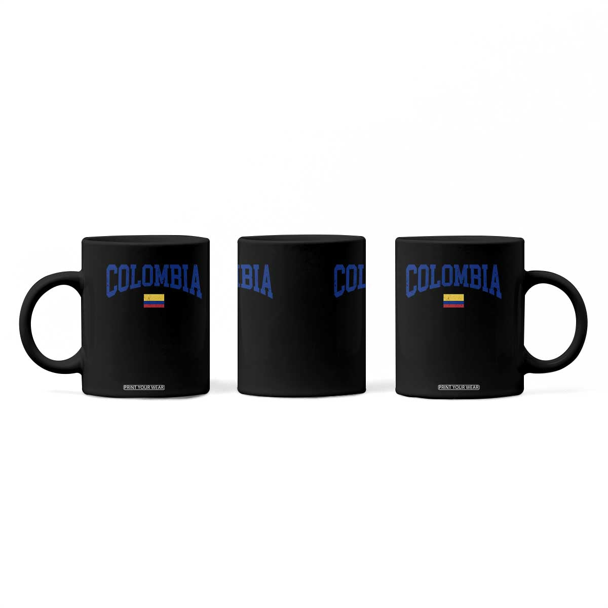 Colombia Football Throwback Design Vintage Colombian Flag Jersey Style Coffee Mug TS11 Print Your Wear