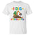 I Dig Kindergarten T Shirt Back To School Dinosaur Truck Construction TS11 White Print Your Wear