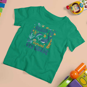 Funny Back To School Sea Animals T Shirt For Kid Ready To Explore 4TH Grade Whale Turtle TS11 Irish Green Print Your Wear