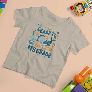 Funny Back To School Sea Animals T Shirt For Kid Ready To Explore 4TH Grade Whale Turtle TS11 Sand Print Your Wear