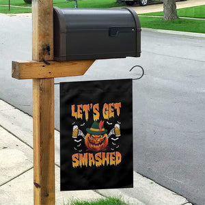 Funny Let's Get Smashed Garden Flag Oktoberfest Pumpkin Beer Tyrolean Hat TS11 Print Your Wear