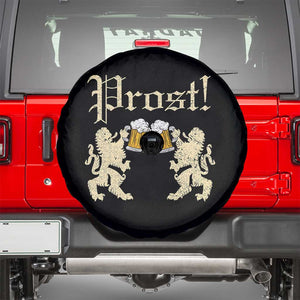 German Prost Spare Tire Cover Lion Cheers Beer Drinking Oktoberfest TS11 Black Print Your Wear