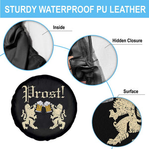 German Prost Spare Tire Cover Lion Cheers Beer Drinking Oktoberfest TS11 Print Your Wear