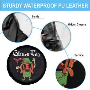 Funny Pretzel Spare Tire Cover Guten Tag Lederhosen Bratwurst Oktoberfest TS11 Print Your Wear