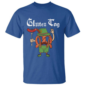 Funny Pretzel T Shirt Guten Tag Lederhosen Bratwurst Oktoberfest TS11 Royal Blue Print Your Wear