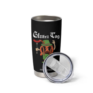 Funny Pretzel Tumbler Cup Guten Tag Lederhosen Bratwurst Oktoberfest TS11 Print Your Wear