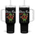 Funny Pretzel Tumbler With Handle Guten Tag Lederhosen Bratwurst Oktoberfest TS11 One Size: 40 oz Black Print Your Wear