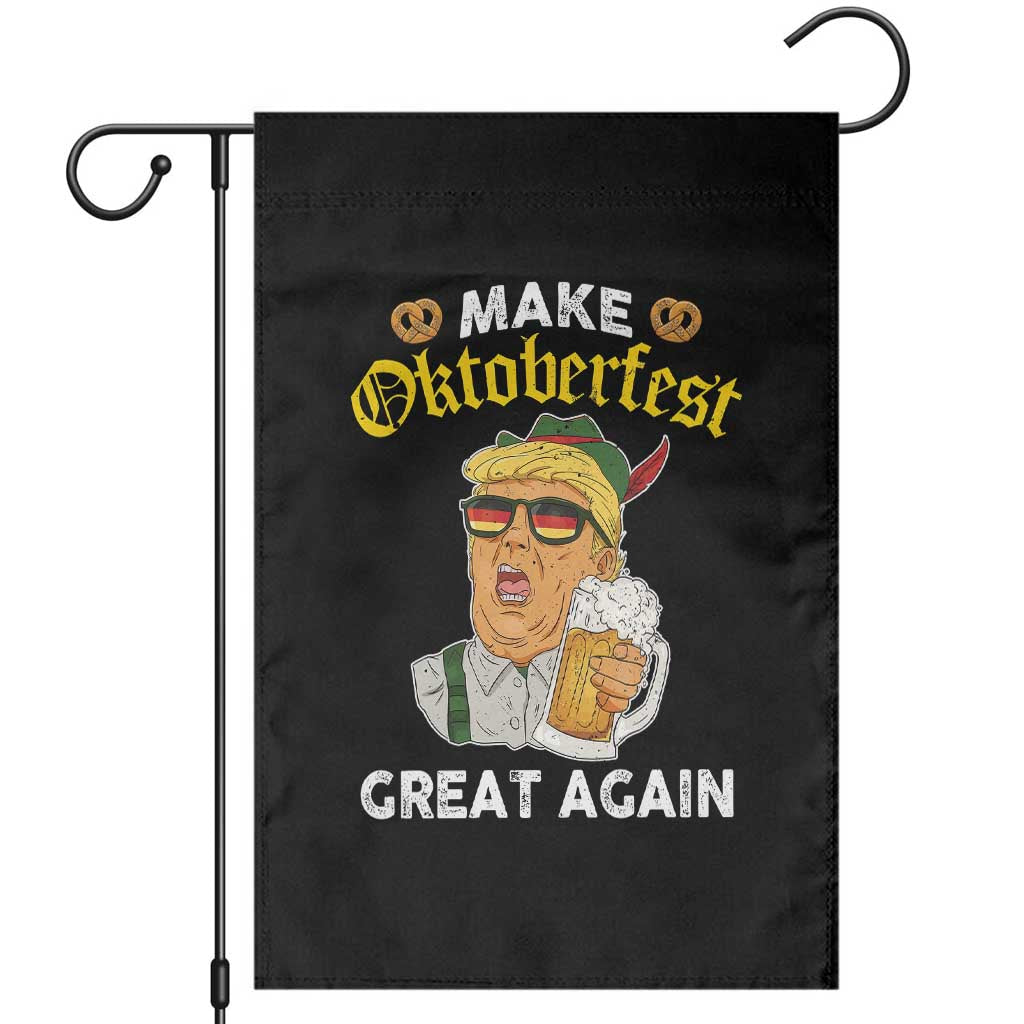 Funny Trump Beer Garden Flag Make Oktoberfest Great Again Pretzels TS11 Black Print Your Wear