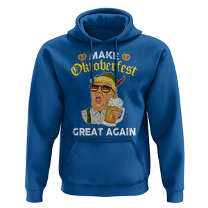 Funny Trump Beer Hoodie Make Oktoberfest Great Again Pretzels TS11 Royal Blue Print Your Wear