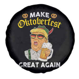 Funny Trump Beer Spare Tire Cover Make Oktoberfest Great Again Pretzels TS11 Print Your Wear