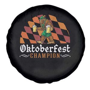 Funny Bigfoot Spare Tire Cover Oktoberfest Champion Beer Lederhosen TS11 Print Your Wear