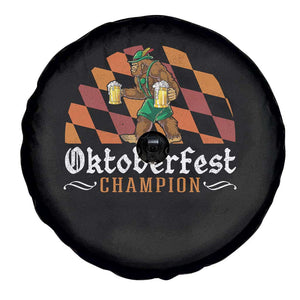 Funny Bigfoot Spare Tire Cover Oktoberfest Champion Beer Lederhosen TS11 Print Your Wear
