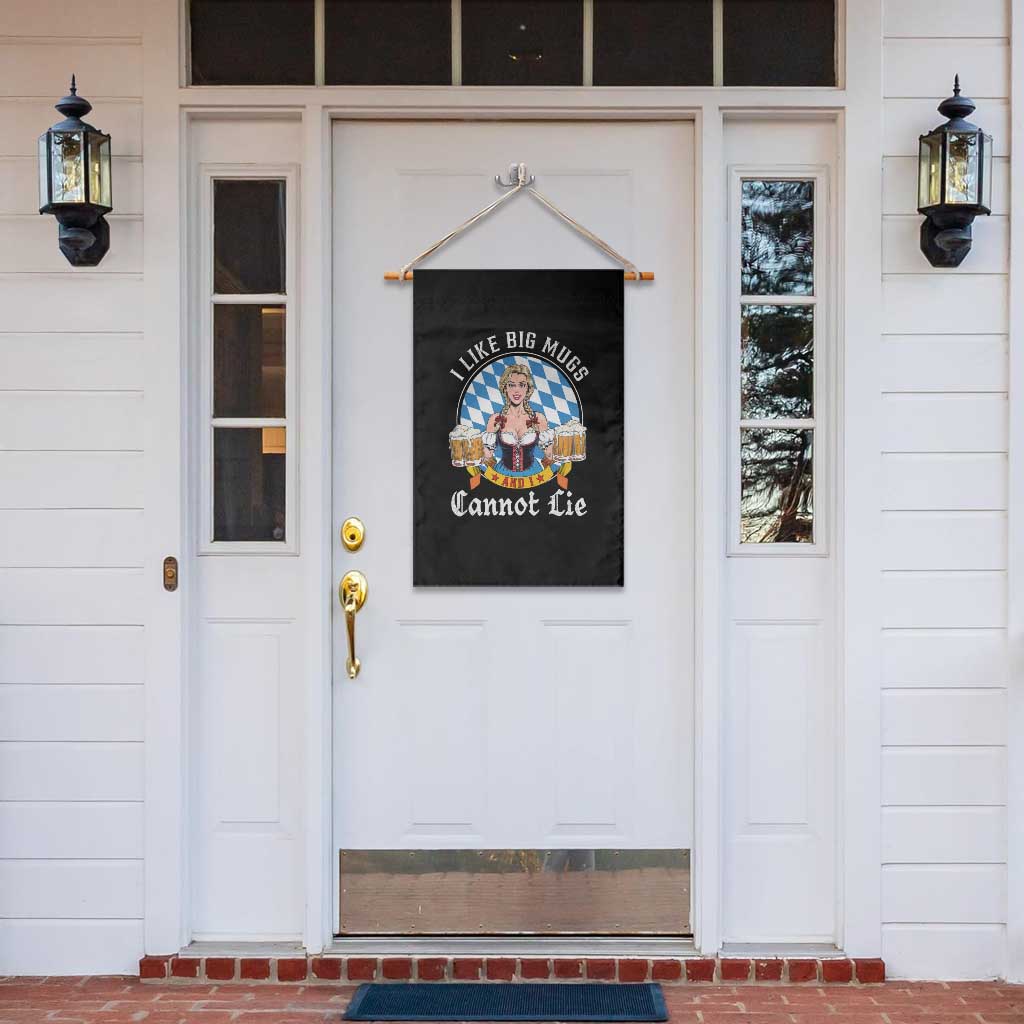 I Like Big Mugs And I Cannot Lie Garden Flag Oktoberfest Party Beer Dirndl Bavarian Flag TS11 Print Your Wear