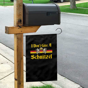 Funny Oktoberfest Garden Flag I Don't Give a Schnitzel German Lion Beer TS11 Print Your Wear