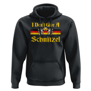 Funny Oktoberfest Hoodie I Don't Give a Schnitzel German Lion Beer TS11 Black Print Your Wear