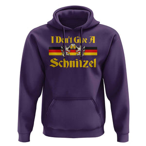 Funny Oktoberfest Hoodie I Don't Give a Schnitzel German Lion Beer TS11 Purple Print Your Wear