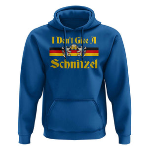 Funny Oktoberfest Hoodie I Don't Give a Schnitzel German Lion Beer TS11 Royal Blue Print Your Wear