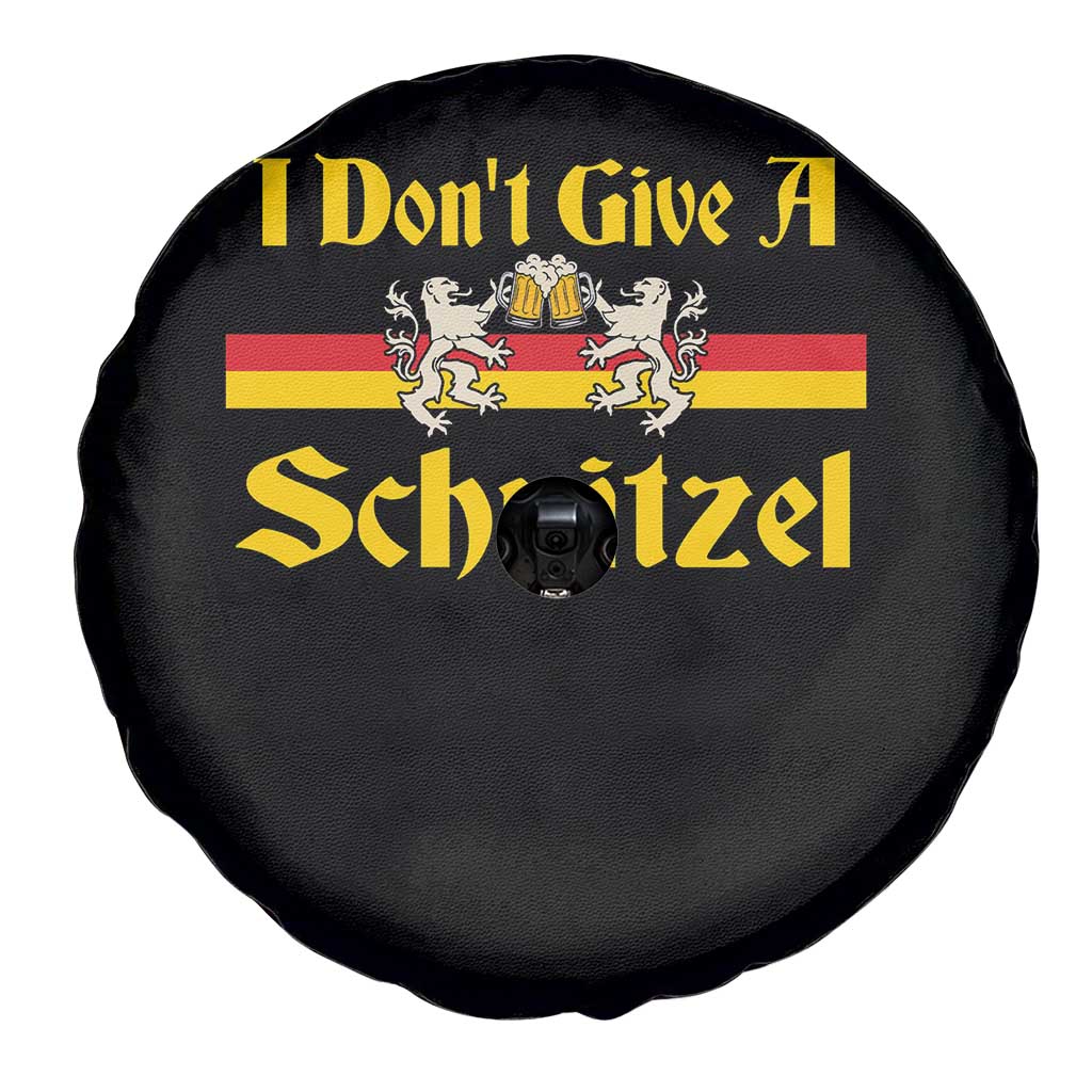 Funny Oktoberfest Spare Tire Cover I Don't Give a Schnitzel German Lion Beer TS11 Print Your Wear