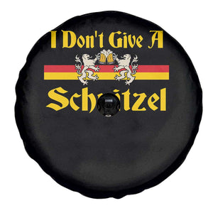 Funny Oktoberfest Spare Tire Cover I Don't Give a Schnitzel German Lion Beer TS11 Print Your Wear