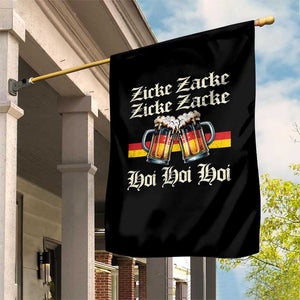Funny Zicke Zacke Hoi Garden Flag Oktoberfest German Flag Party TS11 Print Your Wear