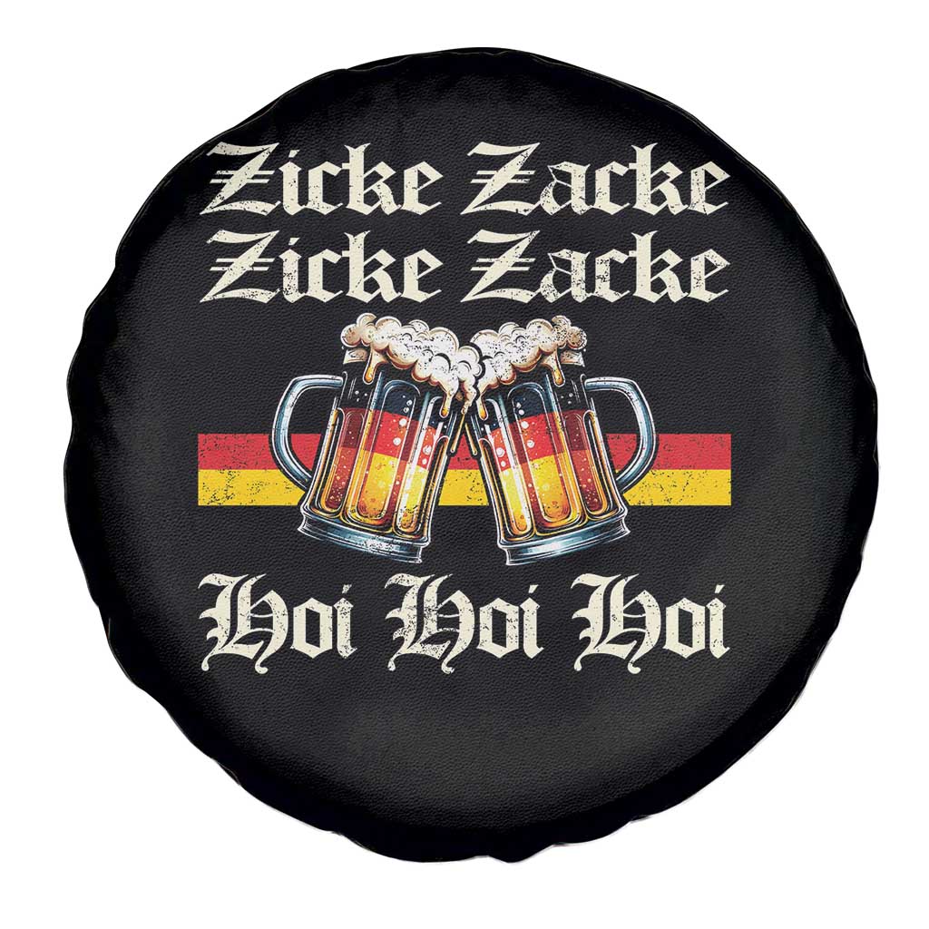 Funny Zicke Zacke Hoi Spare Tire Cover Oktoberfest German Flag Party TS11 Print Your Wear