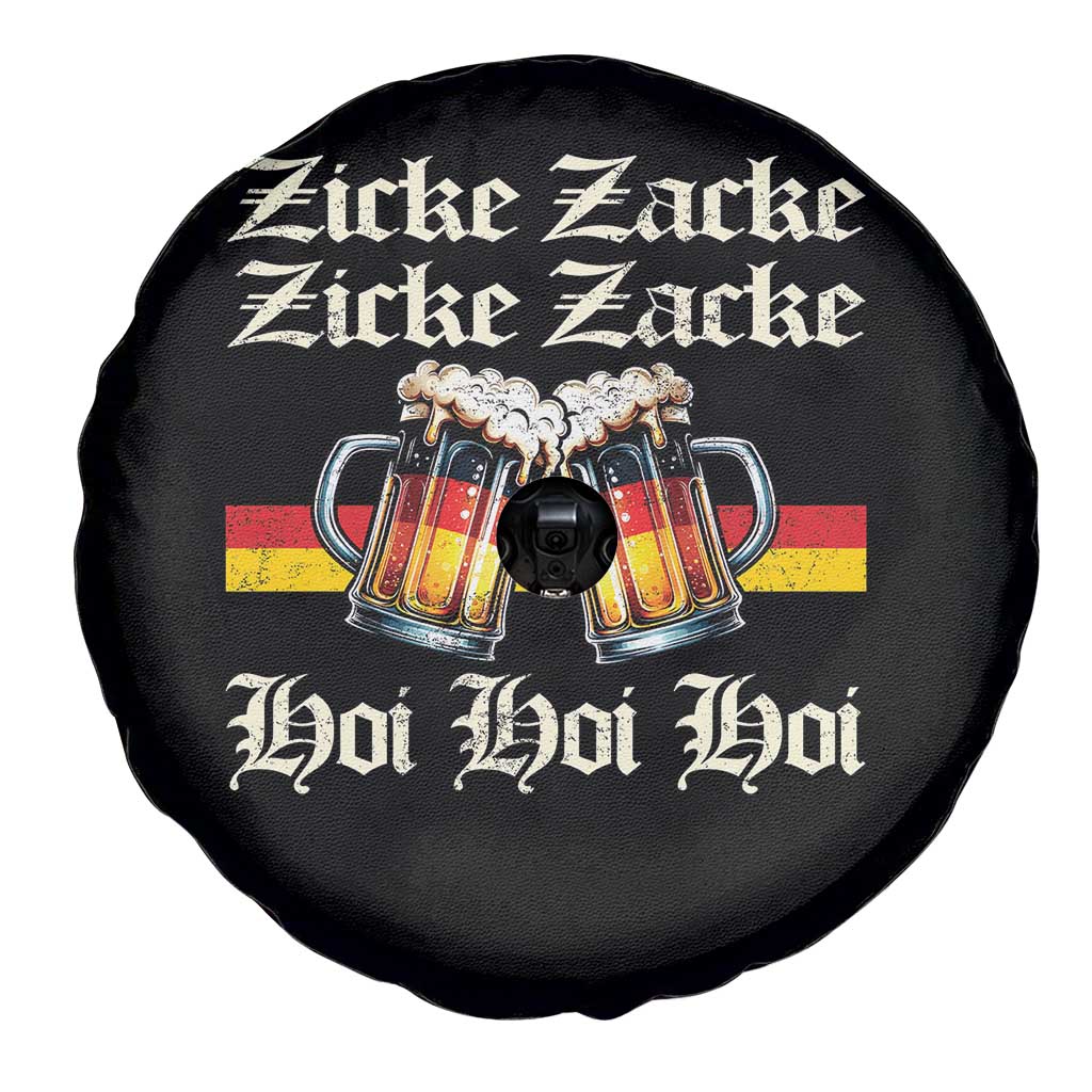 Funny Zicke Zacke Hoi Spare Tire Cover Oktoberfest German Flag Party TS11 Print Your Wear