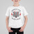 Funny Childless Cat Ladies Against Fascism T Shirt For Kid Angry Fire Cat Feminist TS11 White Print Your Wear